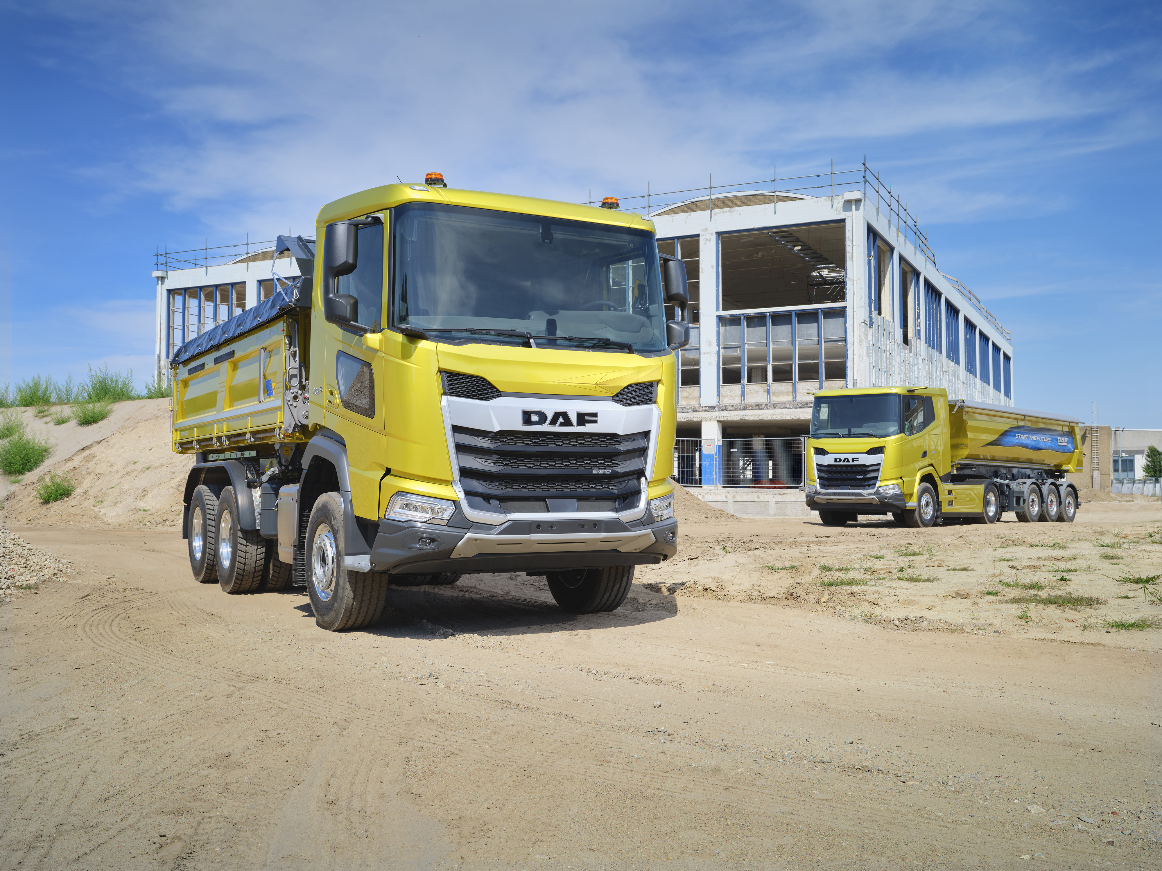 DAF-Serie von Lkw der neuen Generation - Baugewerbe
